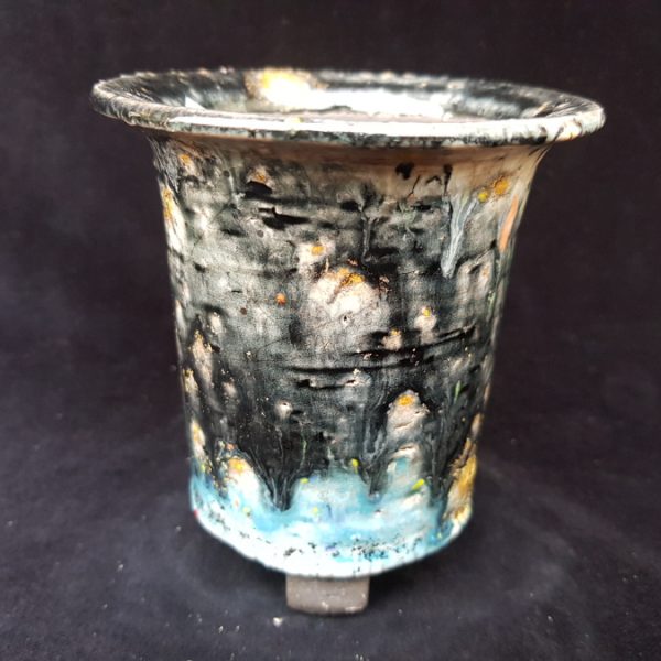 동천소 Raku pot 3"