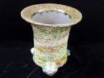 동천소 Raku pot 3.5"