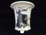 동천소 Raku pot 3"