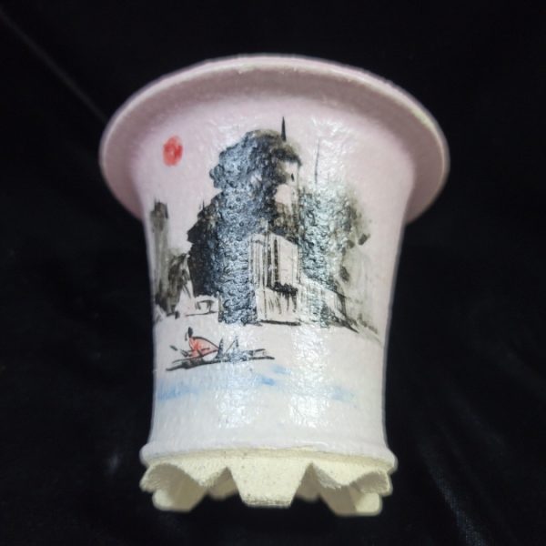동천소 Raku pot 3"