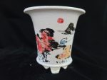 동천소 Raku pot 3.5"