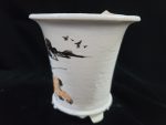 동천소 Raku pot 3.5"