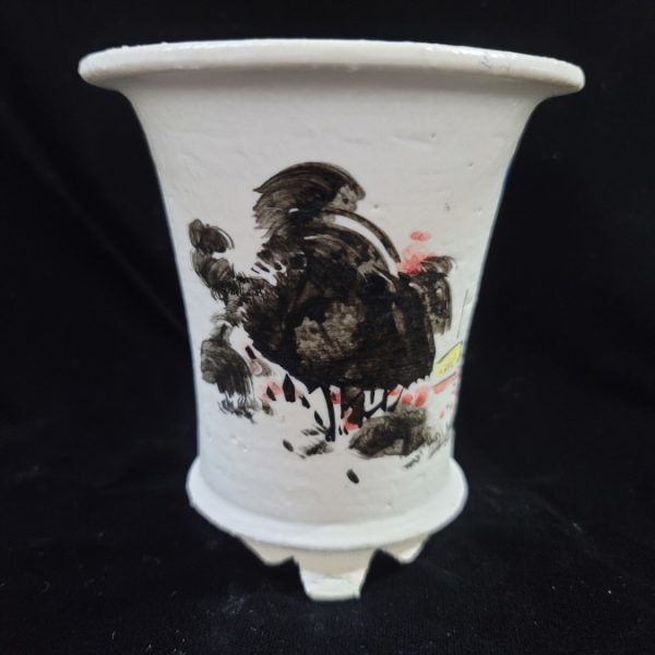 동천소 Raku pot 3.5"