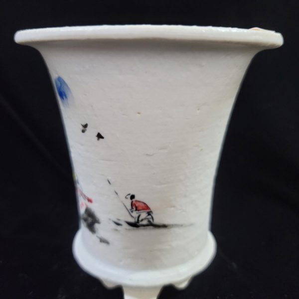 동천소 Raku pot 3.5"
