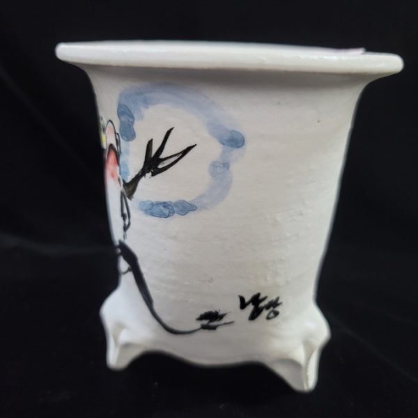 동천소 Raku pot 3.5"