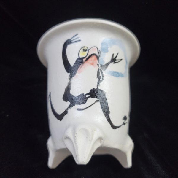 동천소 Raku pot 3.5"