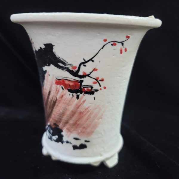 동천소 Raku pot 3.5"