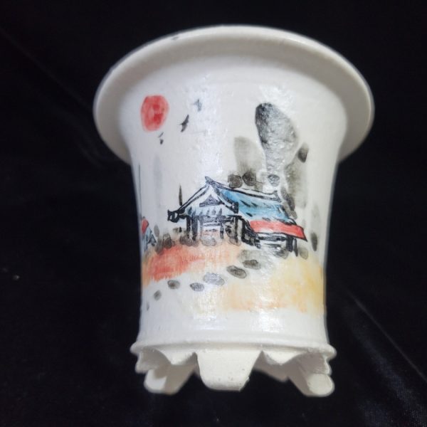 동천소 Raku pot 3.5"
