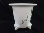 동천소 Raku pot 3.5"