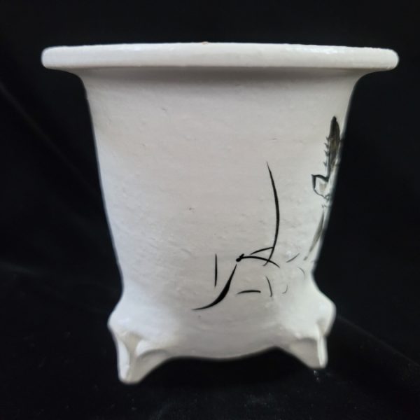 동천소 Raku pot 3.5"