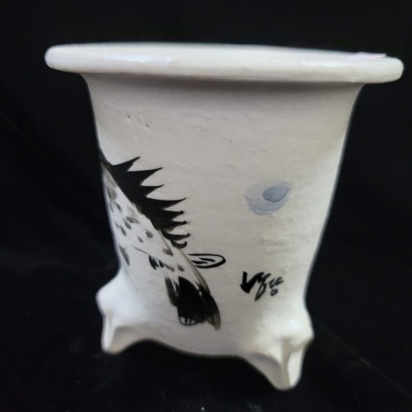 동천소 Raku pot 3.5"