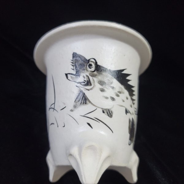 동천소 Raku pot 3.5"