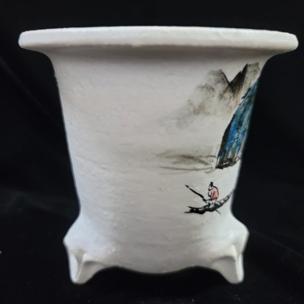 동천소 Raku pot 3.5"