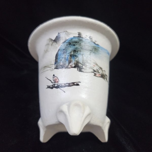 동천소 Raku pot 3.5"