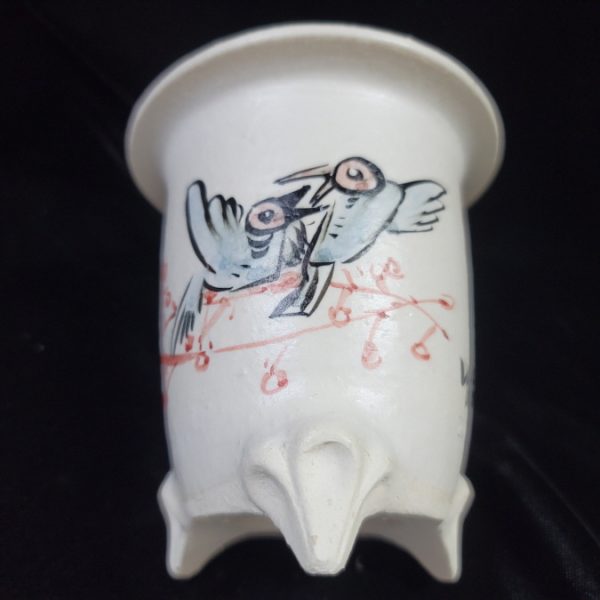 동천소 Raku pot 3.5"