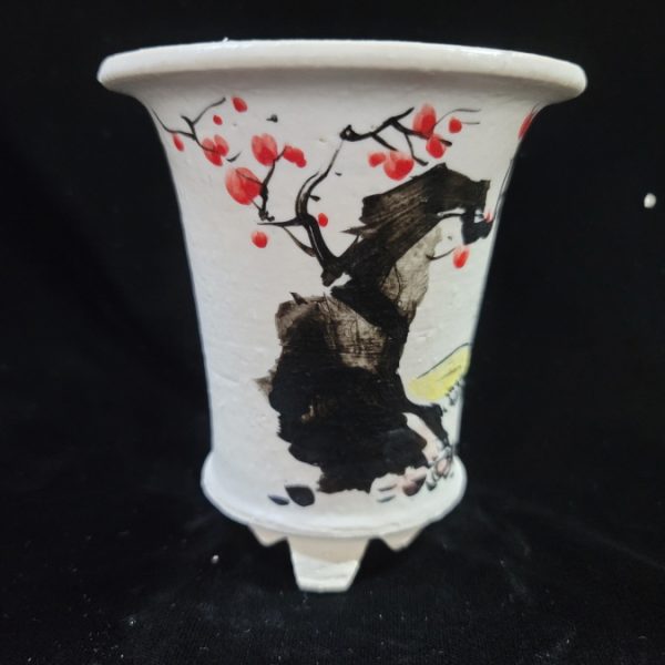 동천소 Raku pot 3.5"