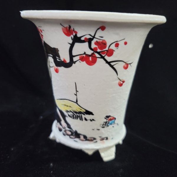 동천소 Raku pot 3.5"