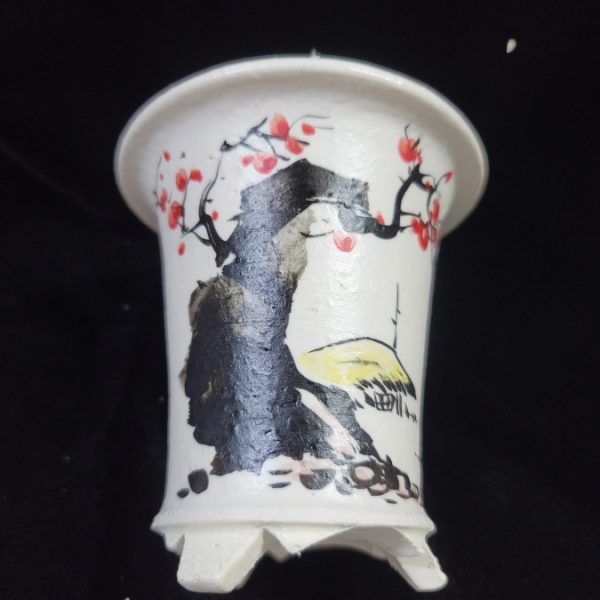 동천소 Raku pot 3.5"