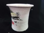 동천소 Raku pot 4"