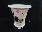 동천소 Raku pot 4"