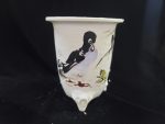 동천소 Raku pot 4"