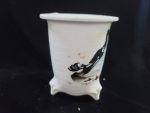동천소 Raku pot 4"