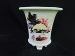 동천소 Raku pot 4"