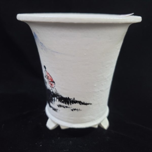 동천소 Raku pot 5"
