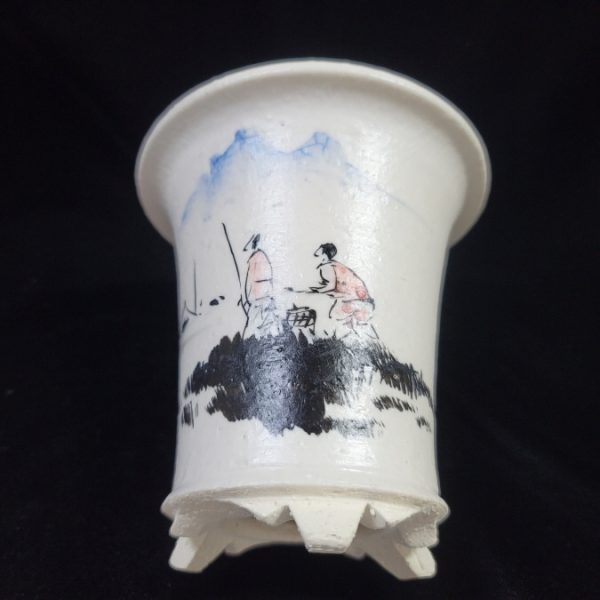 동천소 Raku pot 5"
