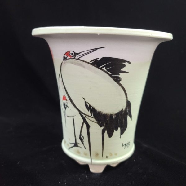 동천소 Raku pot 5"