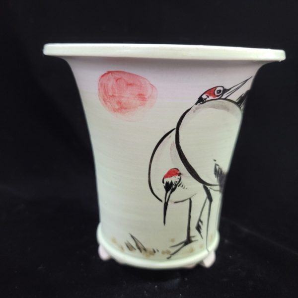 동천소 Raku pot 5"