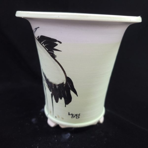 동천소 Raku pot 5"