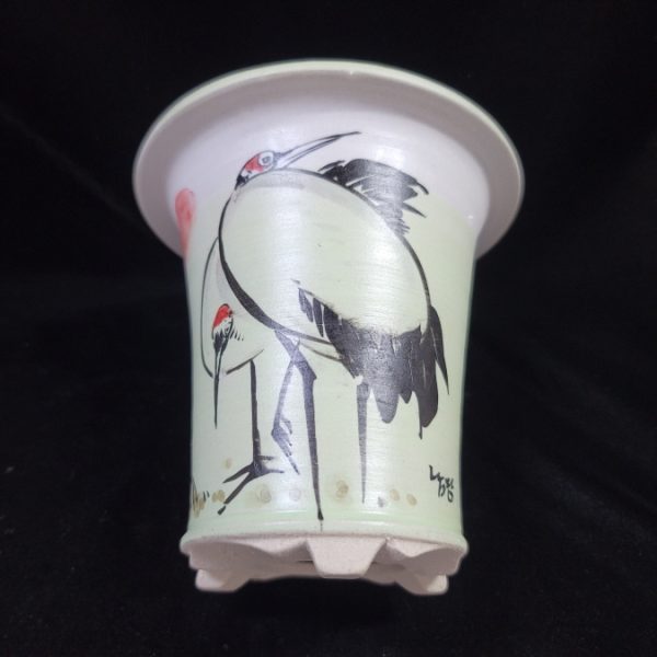 동천소 Raku pot 5"