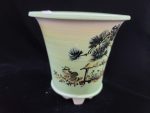 동천소 Raku pot 6"