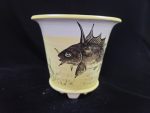 동천소 Raku pot 6"