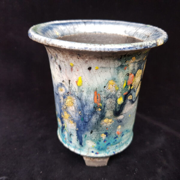 동천소 Raku pot 3"