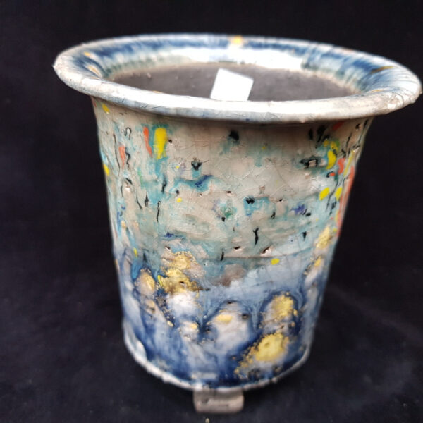 동천소 Raku pot 3"