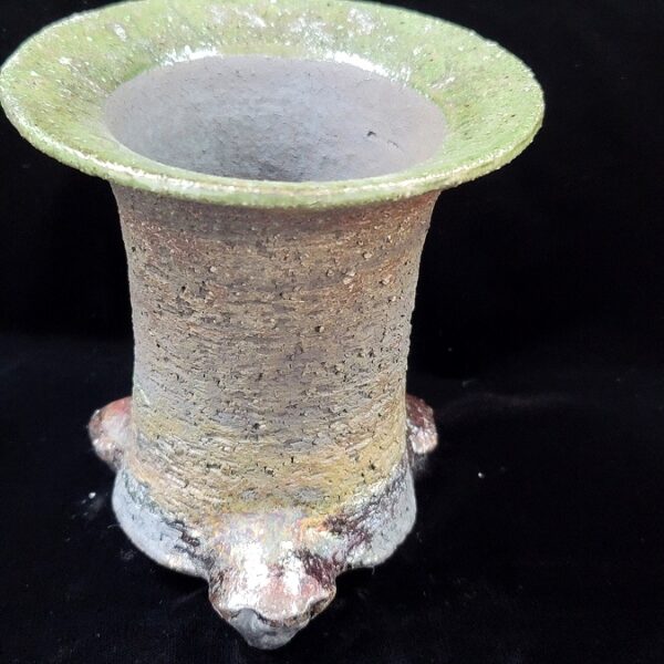 동천소 Raku pot 3"