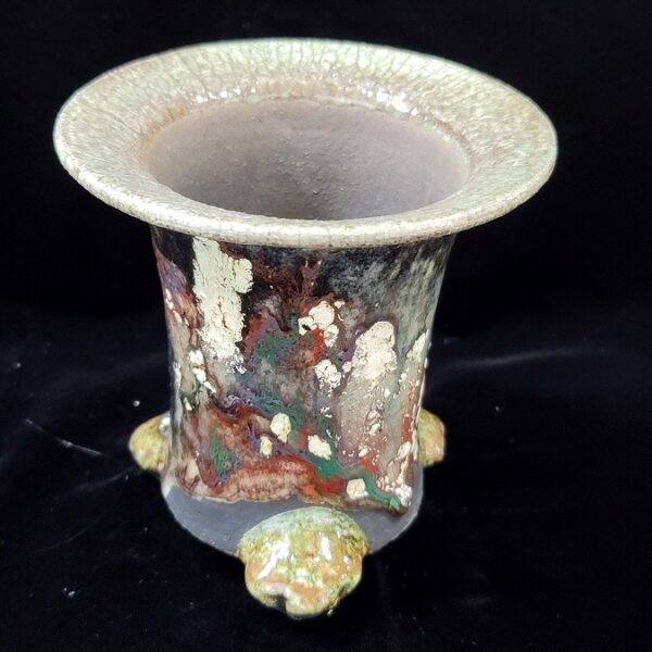 동천소 Raku pot 3"