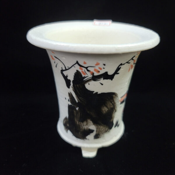 동천소 Raku pot 3"