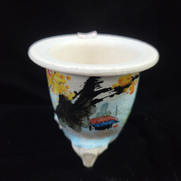 동천소 Raku pot 3"