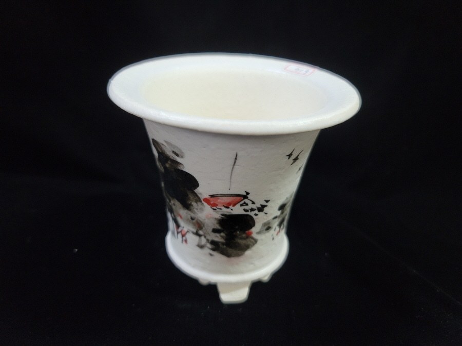 동천소 Raku pot 3" 동천소 Raku pot 3"