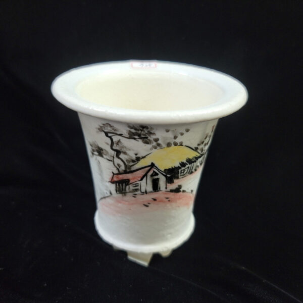 동천소 Raku pot 3"