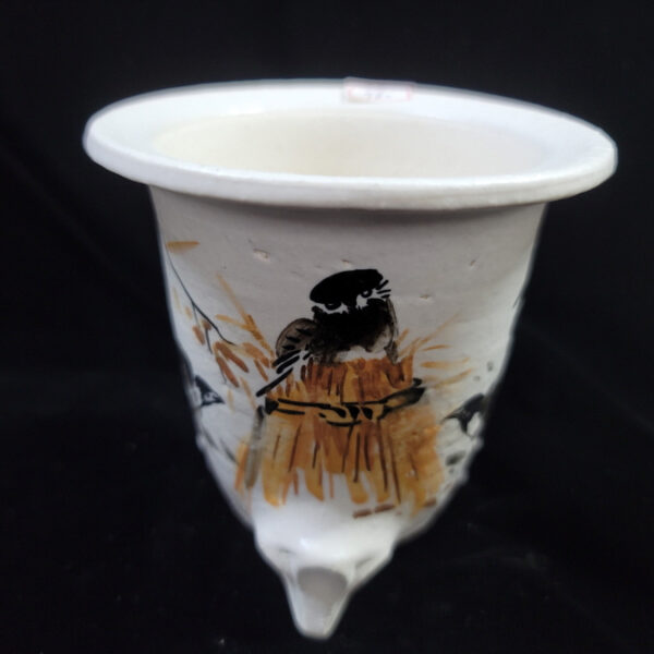 동천소 Raku pot 3.5"