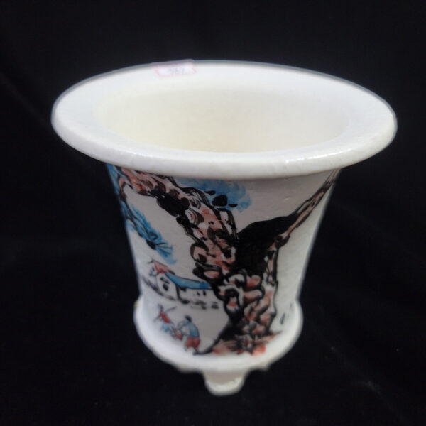 동천소 Raku pot 3.5"