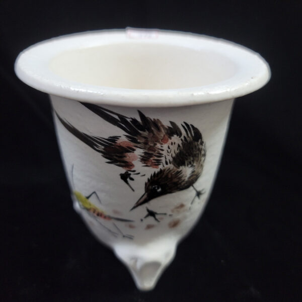 동천소 Raku pot 3.5"