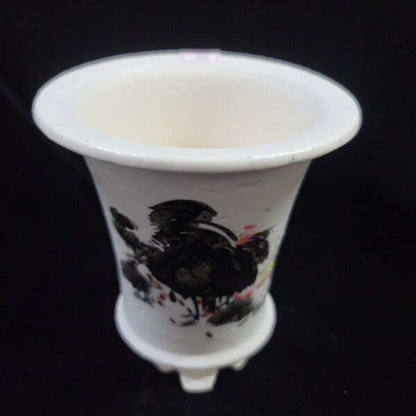 동천소 Raku pot 3.5"