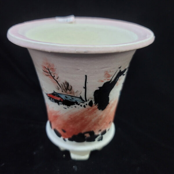 동천소 Raku pot 3.5"