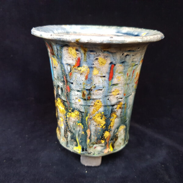 동천소 Raku pot 3"