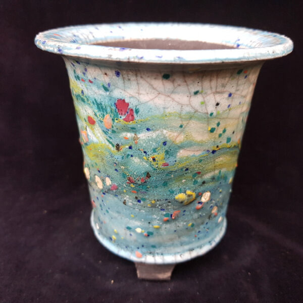 동천소 Raku pot 3"